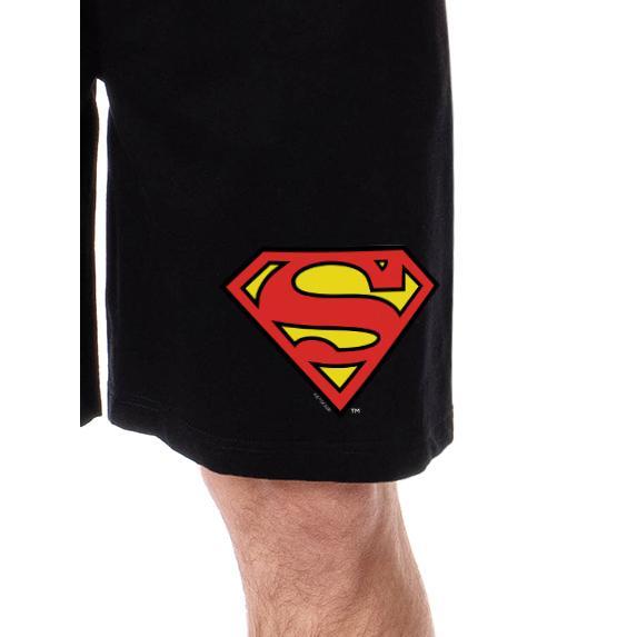 DC Comics Mens' Superman 'S' Logo Icon Character Sleep Pajama Shorts