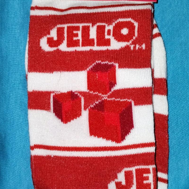 Odd Socks Lunch Snacks Men's crew socks size 6-12 from Noodles to Jello