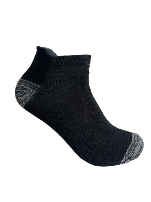 Men's Patchwork Print Ankle Socks, Casual Moisture Wicking Low Cut Socks, Soft Comfy Breathable Socks for All Seasons Daily Wear