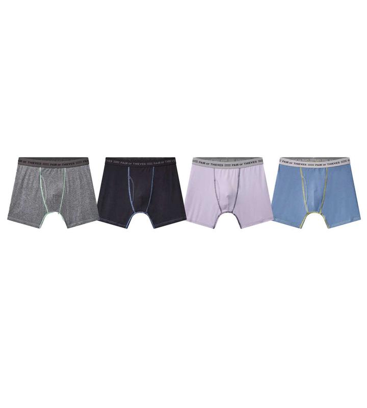 4-Way Stretch Boxer Briefs (4 Pack)