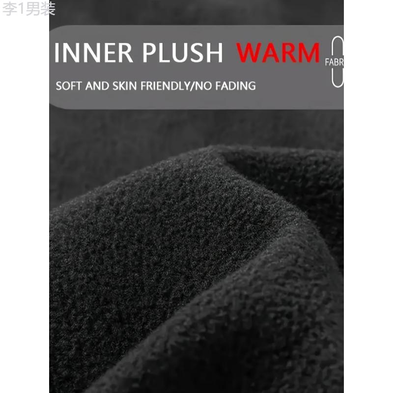 3 Sets Men's Thermal Underwear Sets, Solid Color Plush Underwear Sets With Grey Lines Design, Quick Drying Compression Shirt And Comfortable High Elastic Breathable Leggings For Autumn And Winter Fabric  Fabric  Fabric  Fabric Menswear Socks Stretch