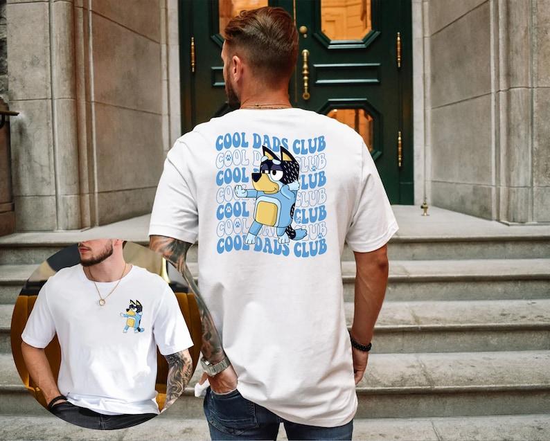 Cool Dad Club Bluey Shirt, Bluey Dad Shirt, Bluey Family Shirt, Bandit Cool Dad Club T-shirt, Bluey Birthday Party Shirt, Bluey Rad Dad  sweater and hoodie