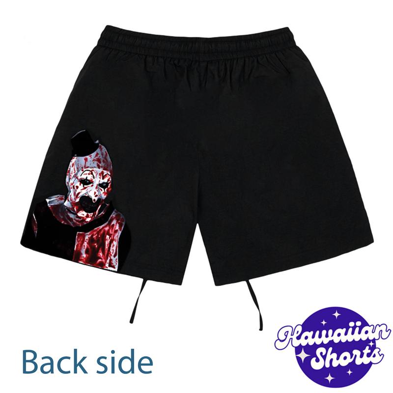 Psycho clown  high waisted booty short Beach Fit, Unisex Shorts for Women and Men