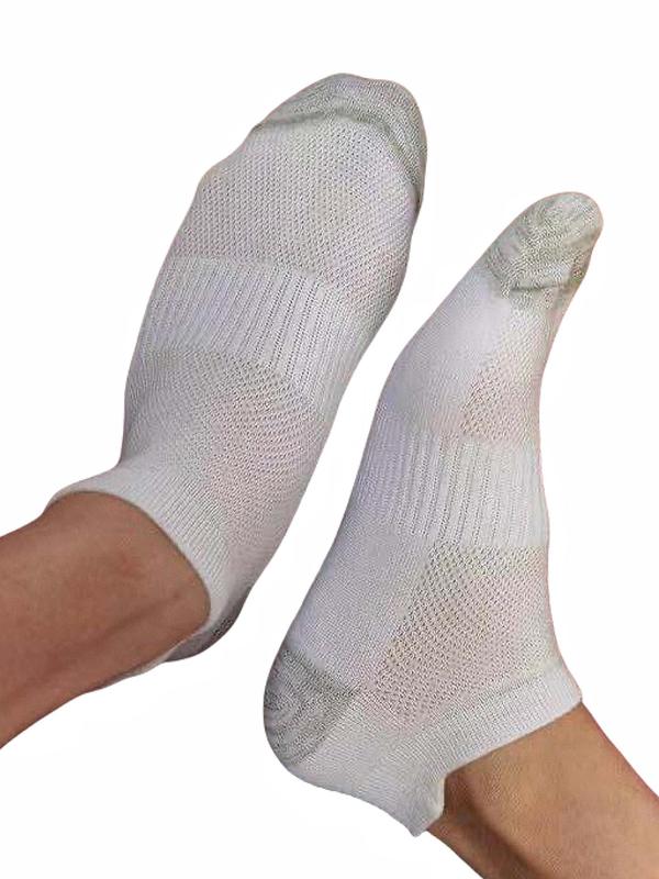 Men's Patchwork Print Ankle Socks, Casual Moisture Wicking Low Cut Socks, Soft Comfy Breathable Socks for All Seasons Daily Wear