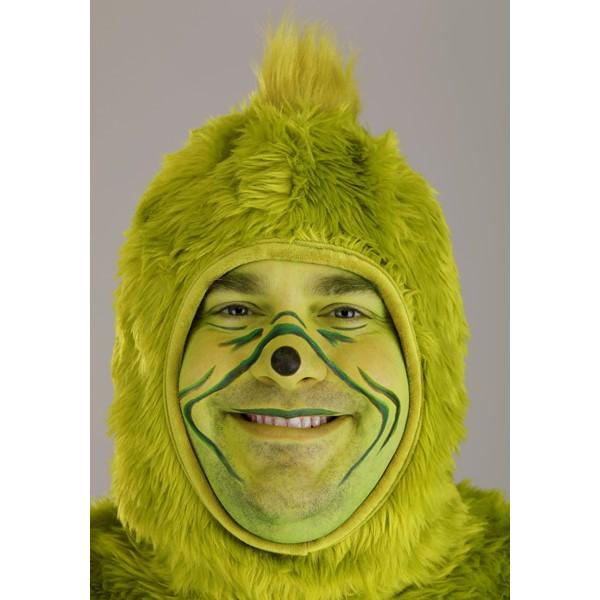 Plus Size Dr. Seuss The Grinch Open Face Costume