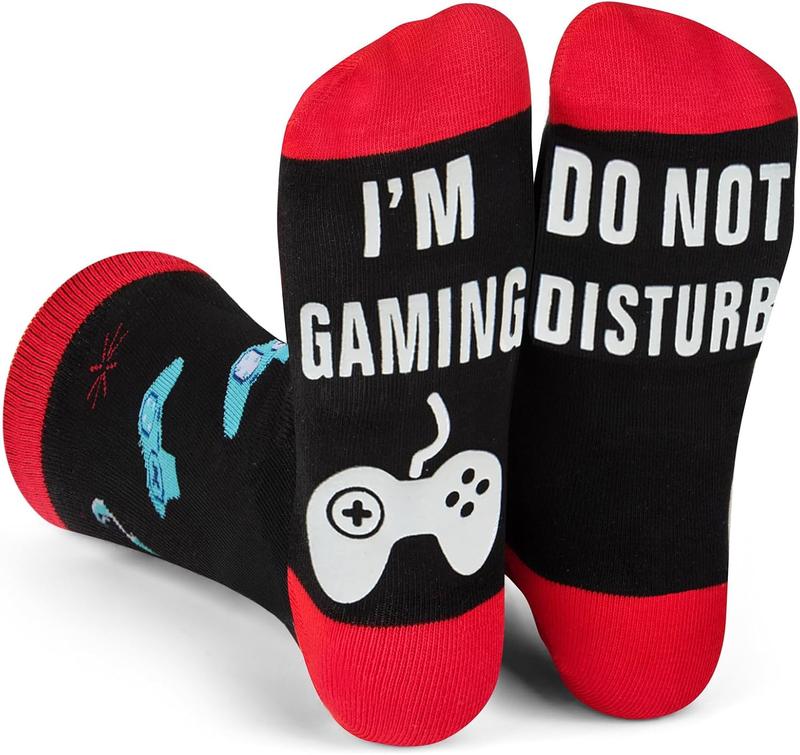 Stocking Stuffers for Teens  Adults, Christmas Birthday Valentines Day Gifts for Him Boyfriend  Husband, Funny Gamer Socks