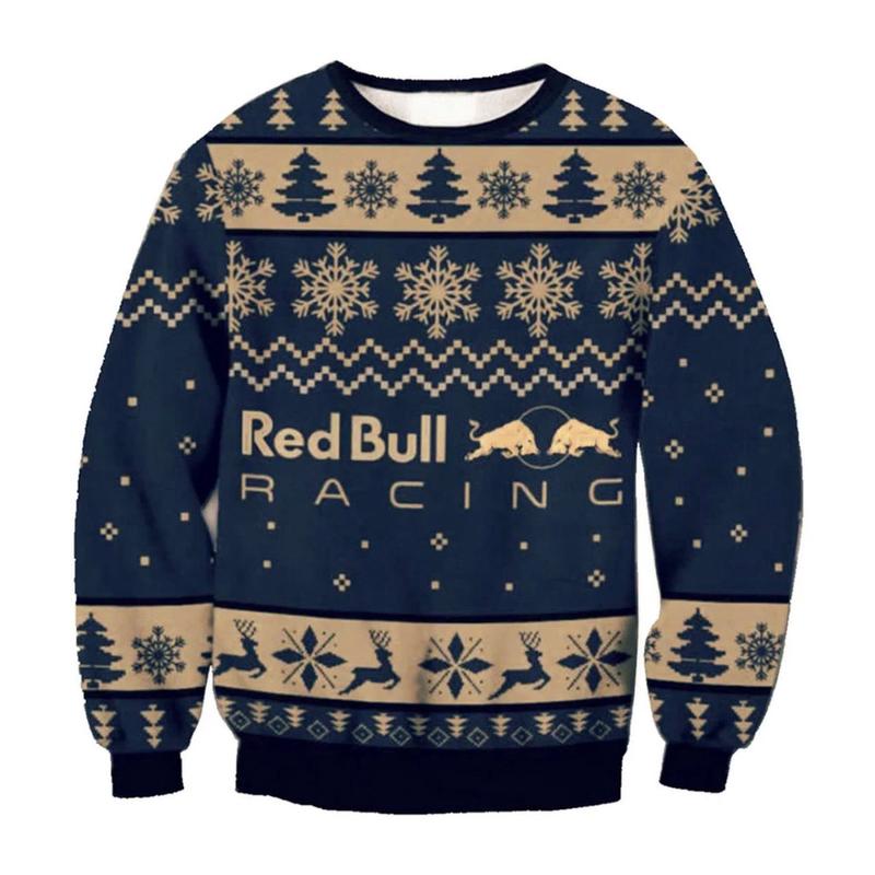 Red Bull Christmas Ugly Sweater  Xmas Chrismas Gift, Gift For Him And Women