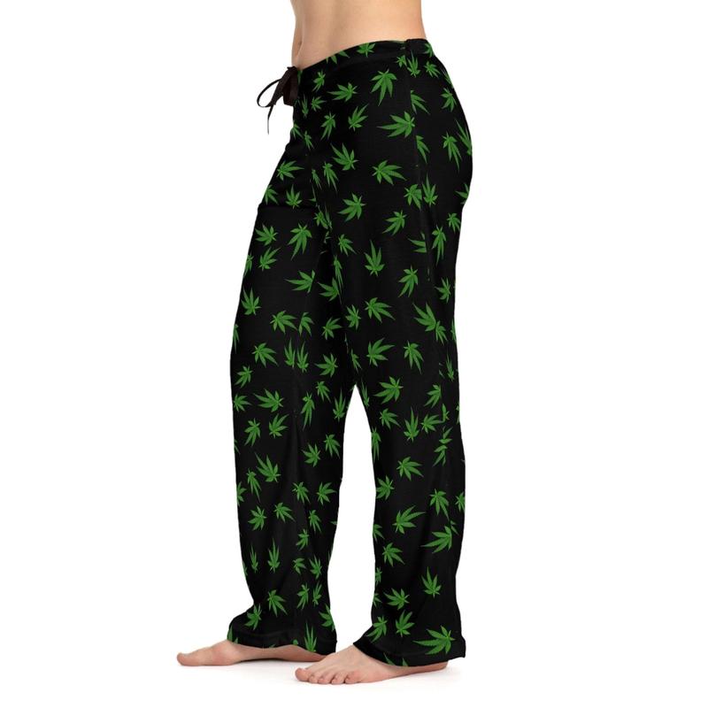 Men Women's Marijuana Leaf pajamas Pants - Cute Women Weed pajamass - Cozy Pot Leaf pajamas Pants - Cute Marijuana pajamas Pants