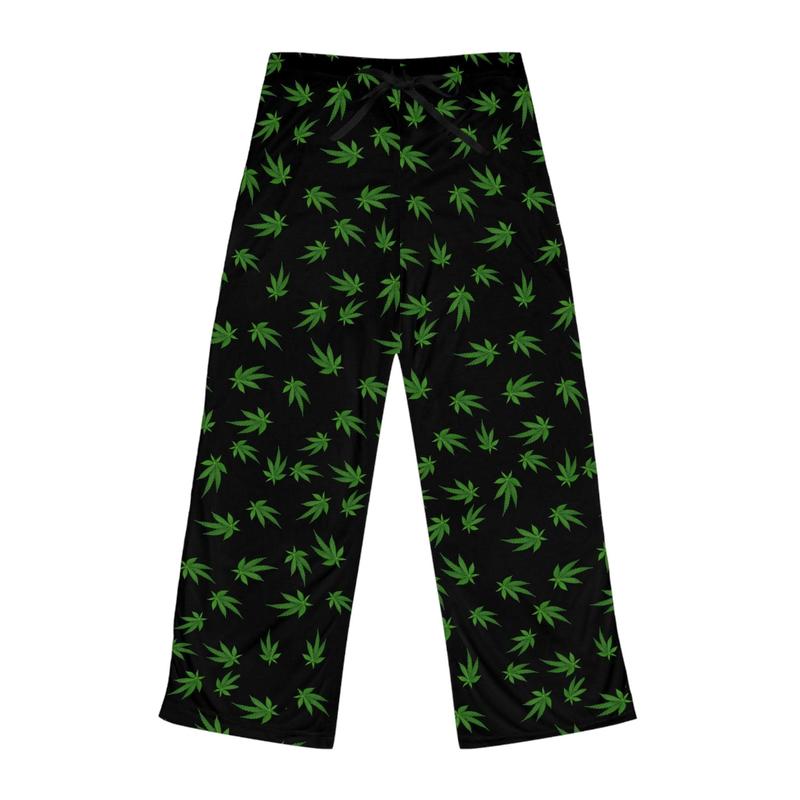 Men Women's Marijuana Leaf pajamas Pants - Cute Women Weed pajamass - Cozy Pot Leaf pajamas Pants - Cute Marijuana pajamas Pants