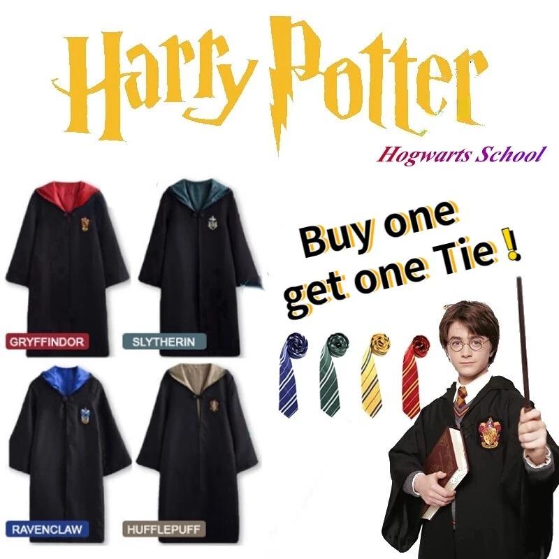 Buy One Get One Free - High Quality Harry Potter Cloak With Tie | Halloween Costume Cloak, Halloween Shirt, Harry Potter Shirt, Halloween Gift