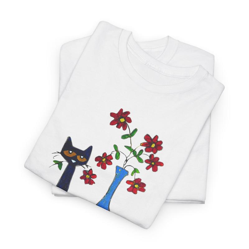 Pete the Cat Flower Shirt