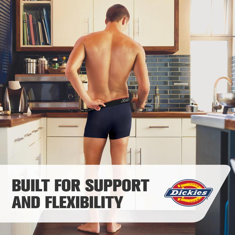 Dickies Mens Boxer Briefs Cotton Underwear for Men 5 Pack