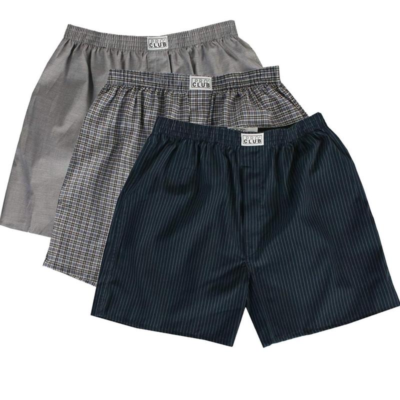 Pro Club Men's 2-Pack Classic Woven Boxers, Mix Colors