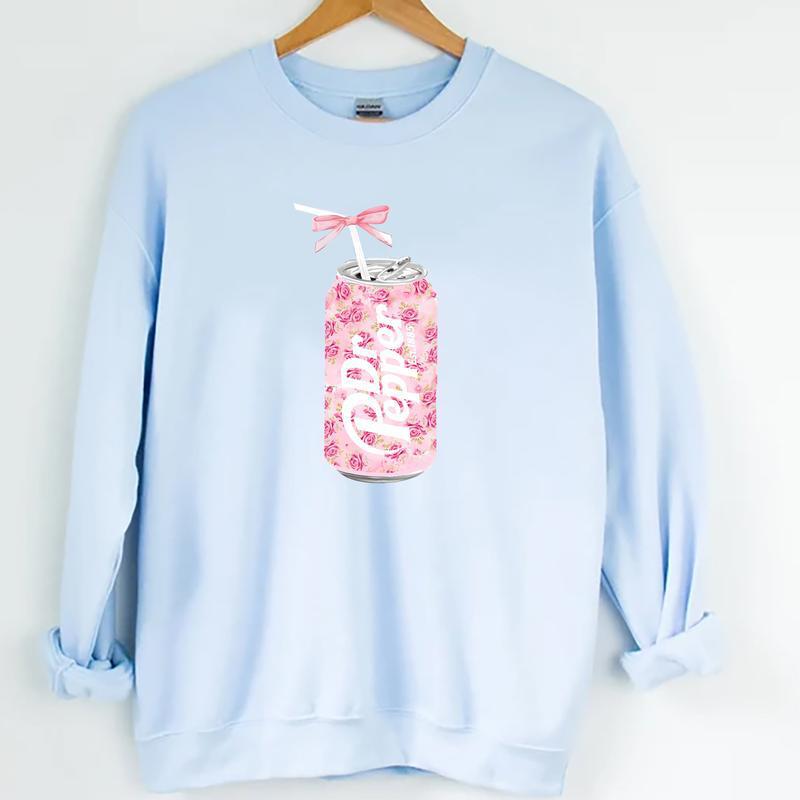 Dr Pepper Sweatshirt T-shirt (Not Diet), Floral 