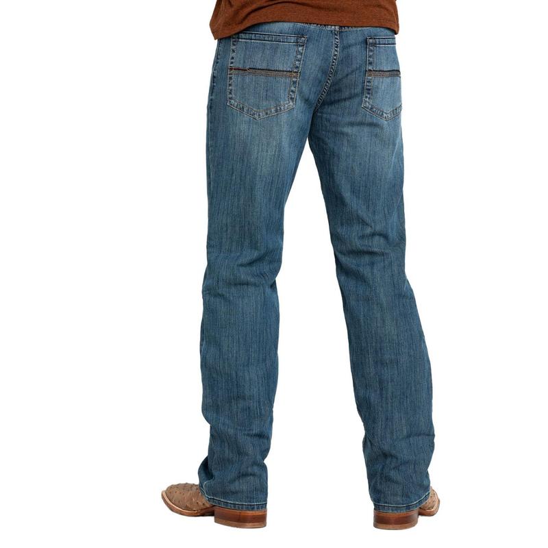 Cody James Men's Bozeman Medium Wash Slim Bootcut Stretch Denim Jeans - Cmba19d11-Mdw