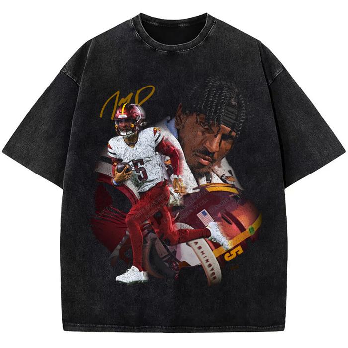 Jayden Daniels T-Shirt Washington Rookie Star Custom Graphic Football Tee