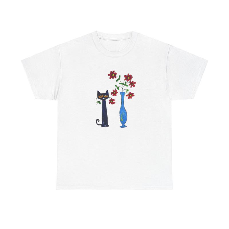 Pete the Cat Flower Shirt