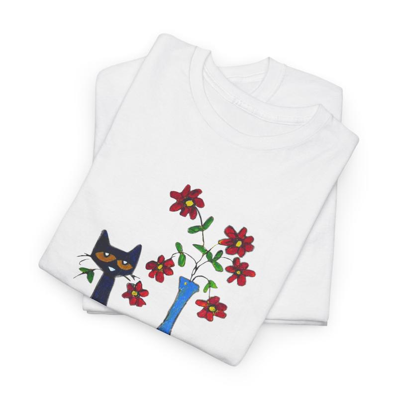 Pete the Cat Flower Shirt