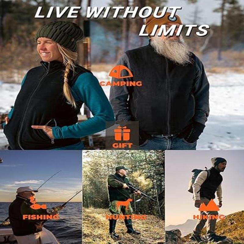 Heated Vest for Men & Women, 3 Heating Levels 11 Heating Zones, Heated Jackets for Men & Women, Sports & Outdoor Accessories, Christmas Gift