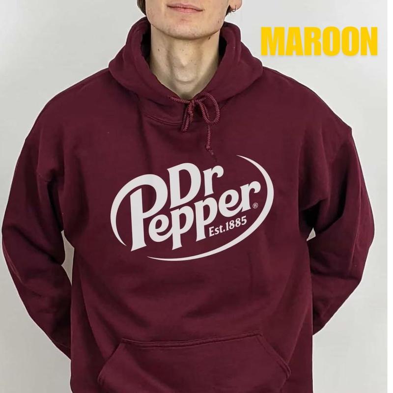 DR PEPPER EST.1885 HOODIE , Dr Pepper SweatShirt, Unisex Sweater, DR Pepper Tshirt.