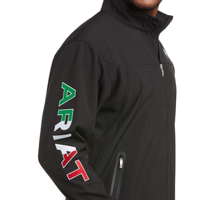 Ariat Men's New Team Softshell MEXICO Water Resistant Coat Jackets