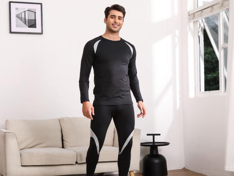 Muezna Men's thermal underwear set Long Johns Base Layer with Soft Fleece Lined