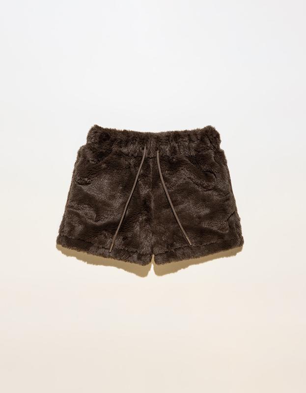 Fluffy Teddy Fur Shorts - Cozy, Fuzzy, Plush, Soft, Unisex