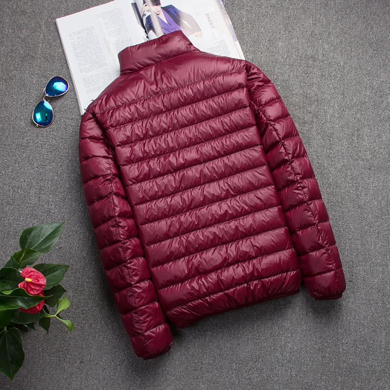 New Autumn And Winter Down Jacket Men's Fashion Hooded Super Light Warm Slim Coat Down Jacket Men's Coat