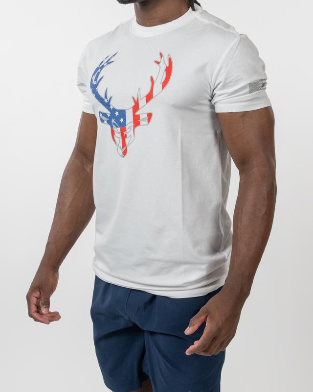 Bucked Up Flag T-Shirt Casual wear Tshirt for men Casual Menswear Fabric Soft Top Gym