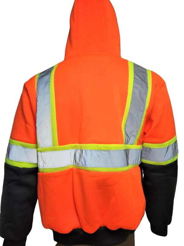 High Visibility Safety Sweaters in various colors  Class 3 safety reflective hoodie sweater ( SEE SIZE INFORMATION ON THE DESCRIPTION)