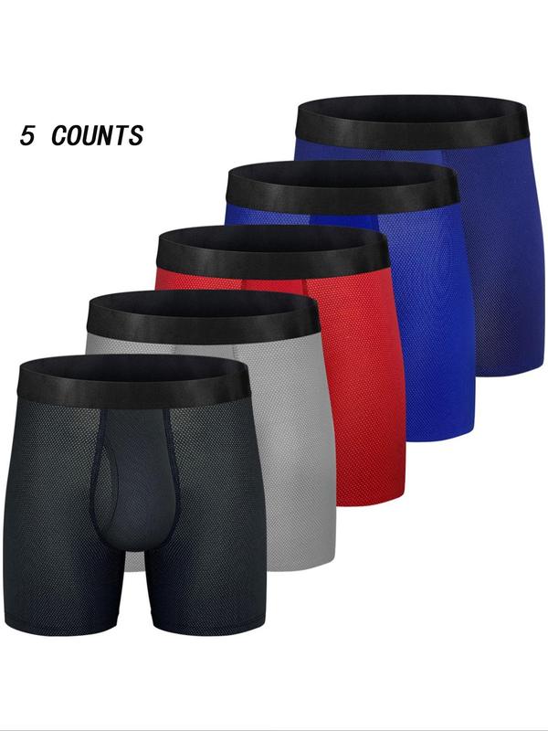 5 7 Pcs Men's Performance Boxer Briefs 6