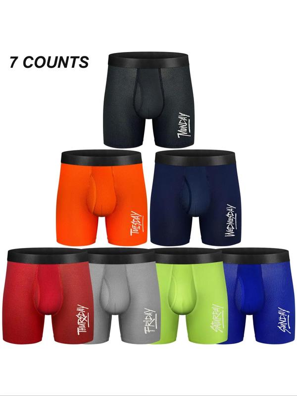 5 7 Pcs Men's Performance Boxer Briefs 6