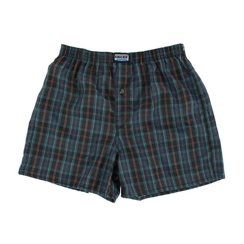 Knocker Men's Plaid Boxer Shorts (Pack of 6)