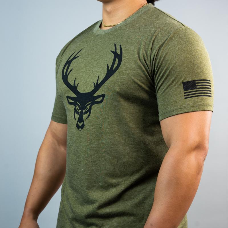 Bucked Up Flag T-Shirt Casual wear Tshirt for men Casual Menswear Fabric Soft Top Gym