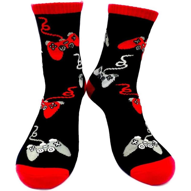 Do Not Disturb I'm Gaming Socks Novelty Gamer Socks Funny Christmas Gifts Stocking Stuffers for Teen Boys Kids Men Women