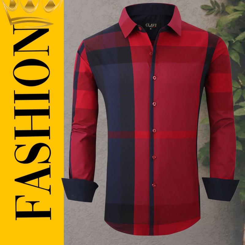 Men's Long Sleeve Shirt for Daily Wear - Menswear