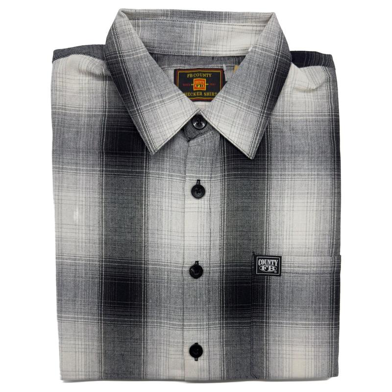 FB County Short Sleeve Checker Flannel Shirt