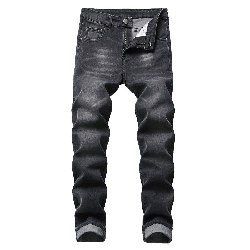 XIMXIMMTIAN Men's Slim Fit Jeans Fashion Slimming Retro Bicycle Designer Direct Wash Street Youth Denim Casual Bike Pants Menswear Pocket Elastic Classic Clothing Day Long Stretchy Street Style Zipper Trouser Human jeans for vlone scab