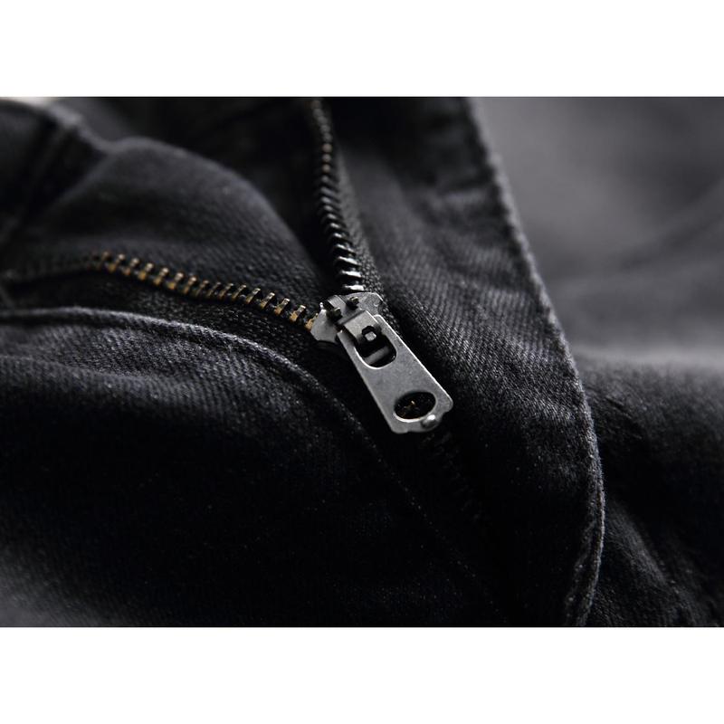 XIMXIMMTIAN Men's Slim Fit Jeans Fashion Slimming Retro Bicycle Designer Direct Wash Street Youth Denim Casual Bike Pants Menswear Pocket Elastic Classic Clothing Day Long Stretchy Street Style Zipper Trouser Human jeans for vlone scab