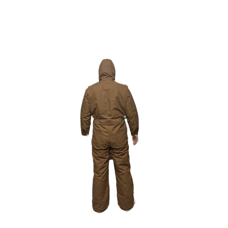 Men's Loose Fit Insulated Coverall with Full Body Protection and Multiple Pockets - Casual, Fabric