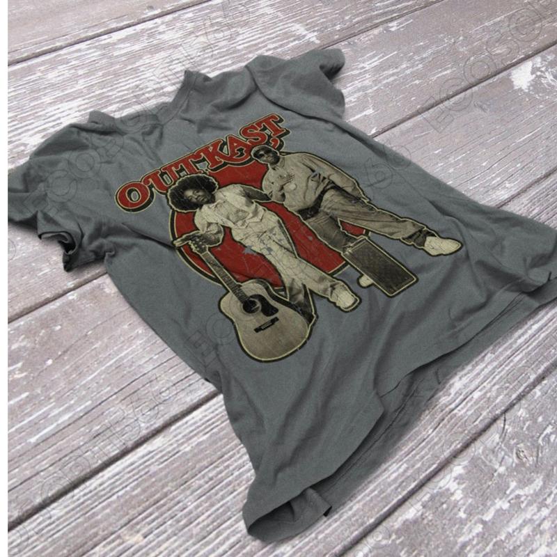 VINTAGE - Unisex Heavy Cotton T-shirt ,summer clothing, t shirt,  custom shirt, streetwear,Gift For Women and Man Unisex T-Shirt, custom tshirt, mens clothing, Outkast, Hip Hop, Big Boi,vintage rap tee,90's hip hop, vintage tshirt,old school hip hop.