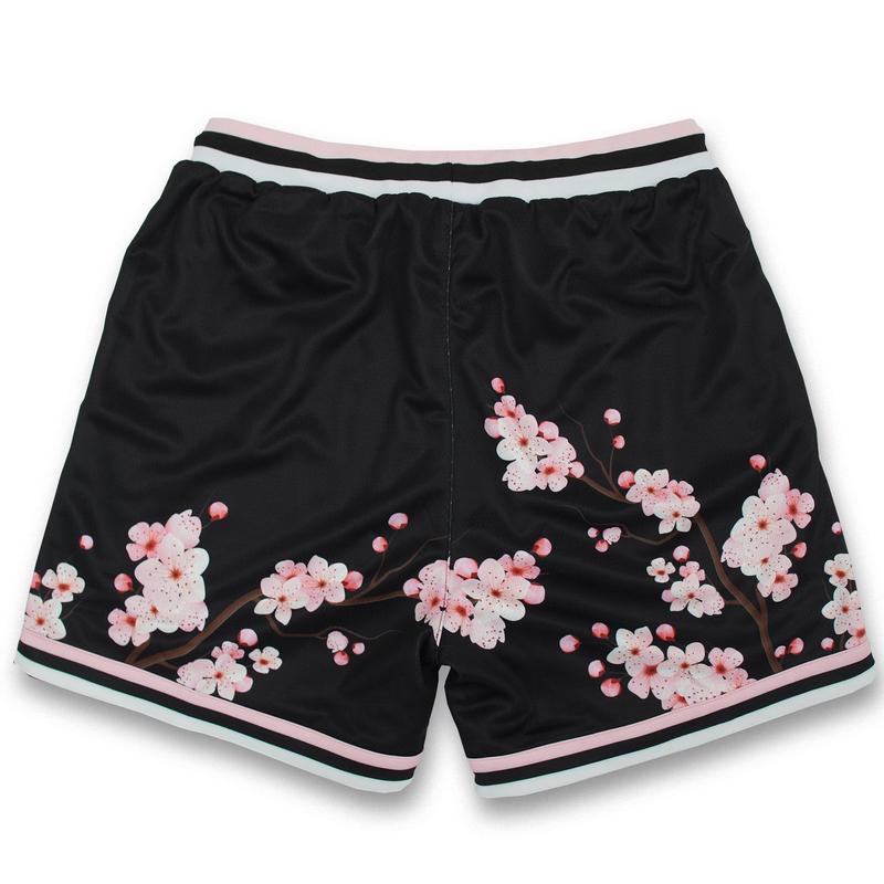 Black Cherry Blossom Active Short