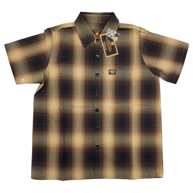 FB County Short Sleeve Checker Flannel Shirt