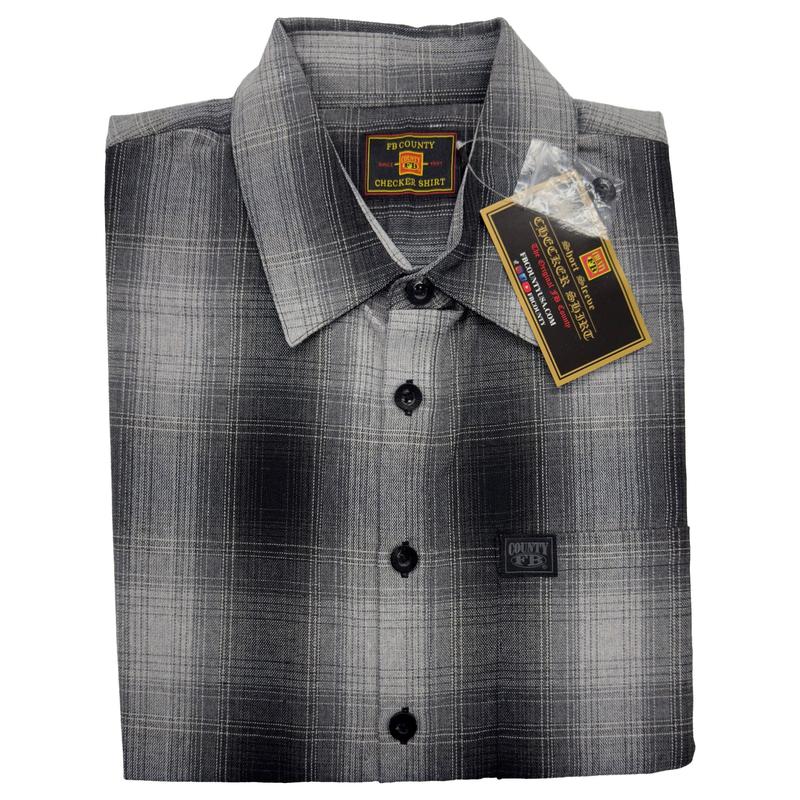 FB County Short Sleeve Checker Flannel Shirt