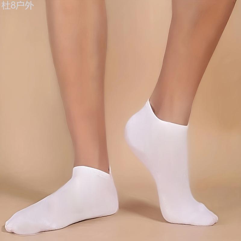 1 Or 6 Or 12 Pairs Of Unisex Solid Color Low-cut Socks, Comfy Breathable Soft Sweat Absorbent Socks For Daily And Outdoor Wearing