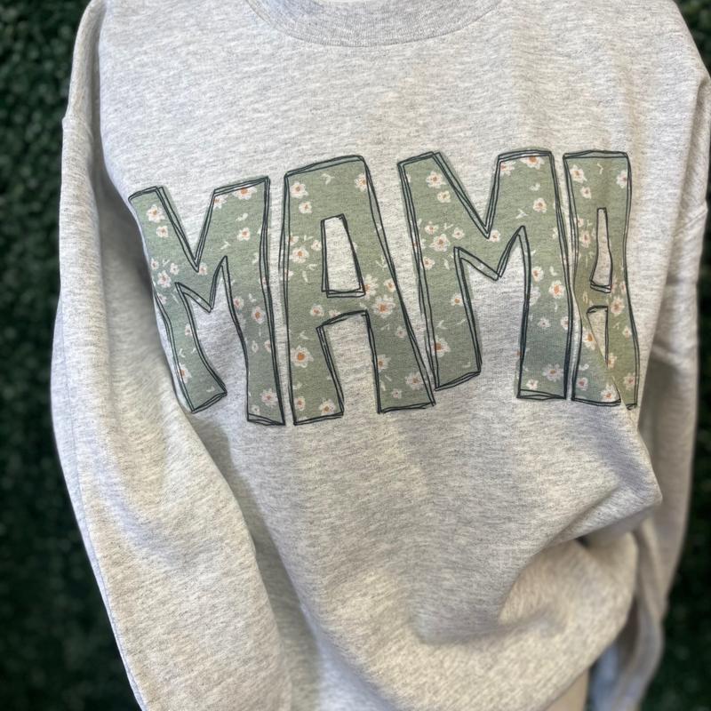 Custom Name Sweatshirts - can change Mama to ANY name!