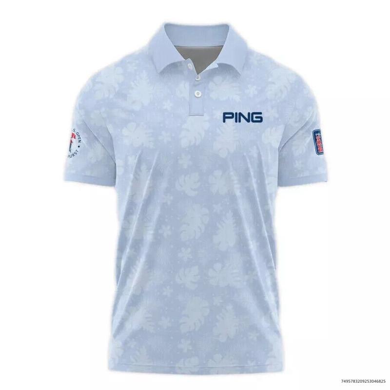 The 152nd Open Golf Taylor Made 3D Print Polo Shirt Star Sripe White Navy