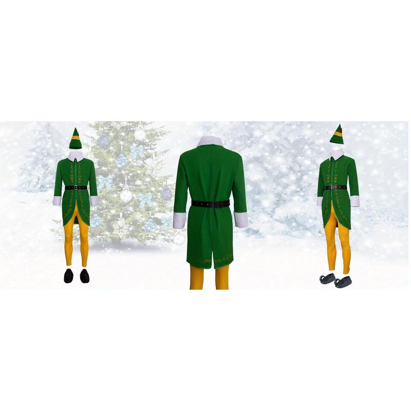 Elf Costume Men Halloween Christmas Cosplay Full Set Costumes