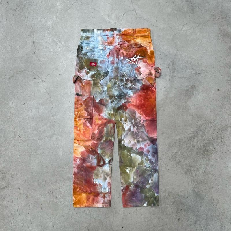 UTILITY DICKIES -  Tiedye, hand made, Pants Menswear, Man