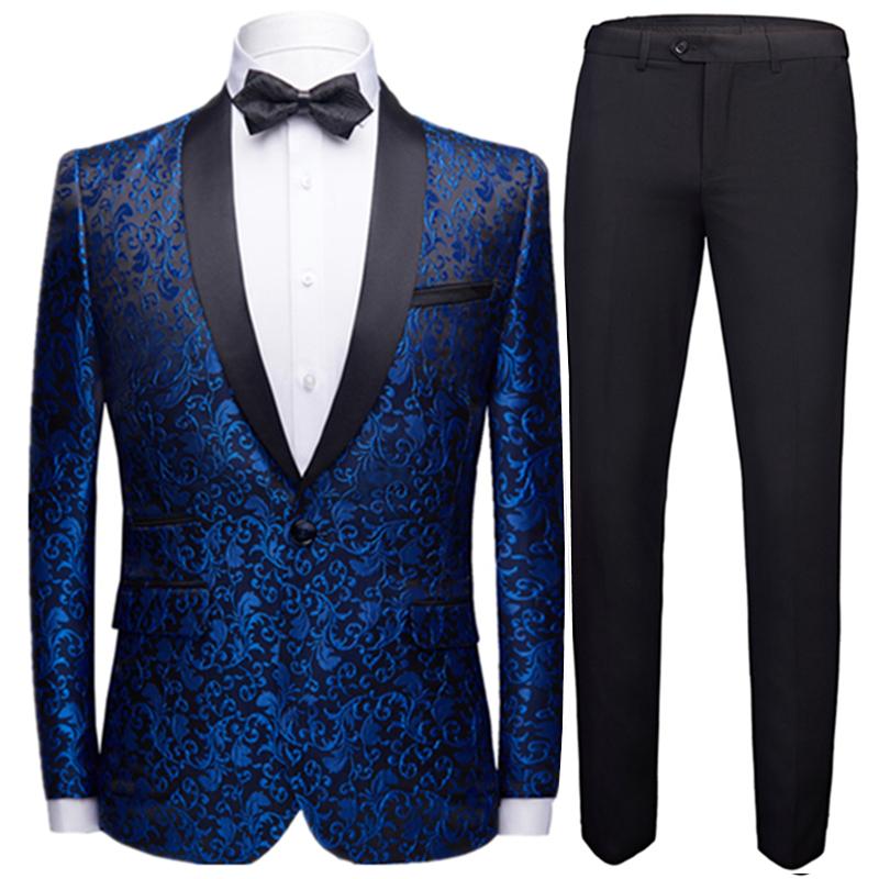 Coat Vest Pants 3 Piece Suit Set Luxury Groom Wedding Dress Party High End Waistcoat Slim Fit Lapel Blazer Jacket Men Trousers